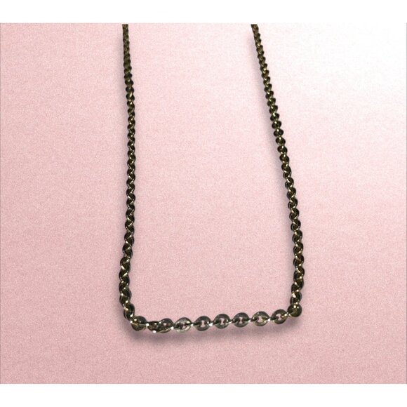 Vintage Gold-Tone Twisted Chain Necklace With Lobster Clasp Closure Elegant Desi - Picture 3 of 4